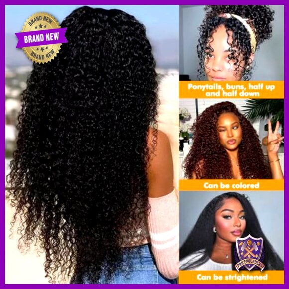 Kinky Curly Human Hair Bundles 14-18 Inch 100% Brazilian Virgin Hair